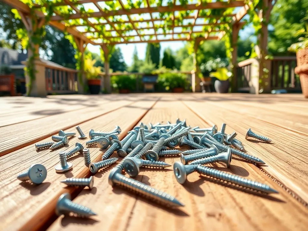 Jakie wkręty ciesielskie wybrać do tarasów i pergoli?