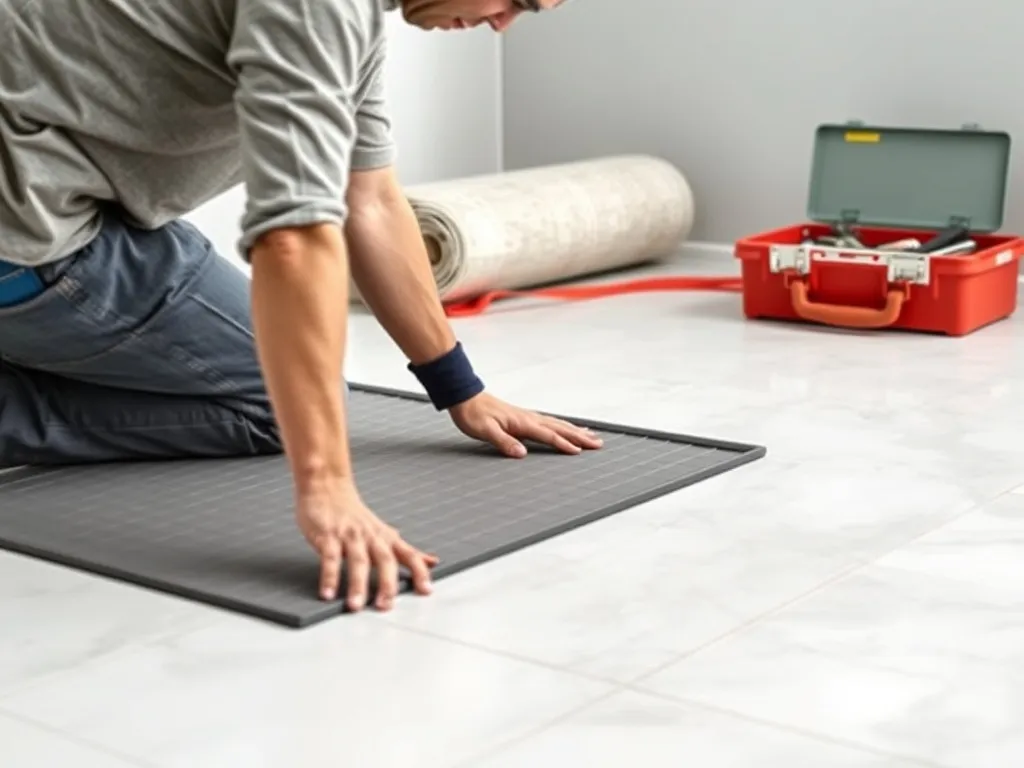 Ogrzewanie podłogowe elektryczne pod płytki – zalety i montaż