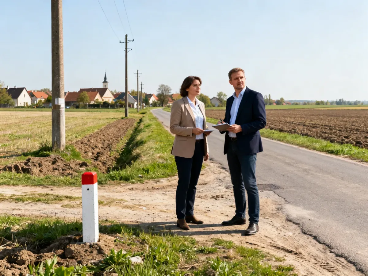 Analiza działki rolnej przed zakupem przez inwestora i geodetę